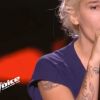 B Demi-Mondaine lors des auditions à l'aveugle de "The Voice 7" (TF1) samedi 10 février 2018.