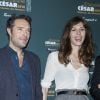 Nicolas Bedos est nommé pour le César du meilleur premier film (Monsieur & Madame Adelman) et Doria Tillier est nommée pour le César de la meilleure actrice - Déjeuner des nommés pour la 43ème cérémonie des César 2018 au restaurant Fouquet's à Paris, France, le 10 février 2018. © Olivier Borde/Bestimage