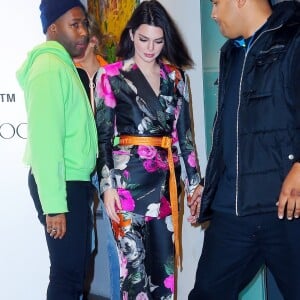 Kendall Jenner assiste à la soirée Off-White™ c/o Jimmy Choo à New York. Le 11 février 2018.