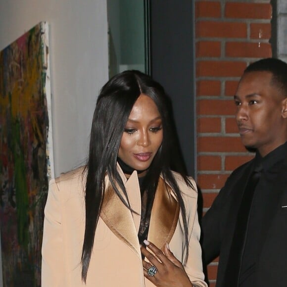 Naomi Campbell assiste à la soirée Off-White™ c/o Jimmy Choo à New York. Le 11 février 2018.