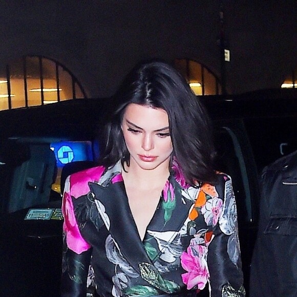 Kendall Jenner assiste à la soirée Off-White™ c/o Jimmy Choo à New York. Le 11 février 2018.