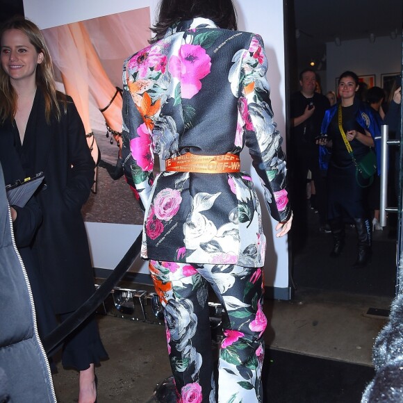 Kendall Jenner assiste à la soirée Off-White™ c/o Jimmy Choo à New York. Le 11 février 2018.