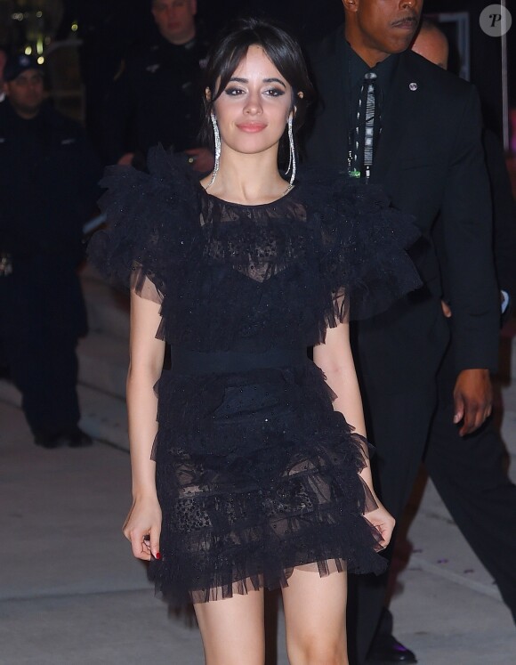Camila Cabello se rend à l'after-party de la 60ème soirée annuelle des Grammy Awards à New York, le 28 janvier 2018.