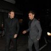 Tom Daley et Dustin Lance Black arrivent au diner pre-Baftas Weinstein Grey Goose & Burberry à Londres, le 10 février 2017