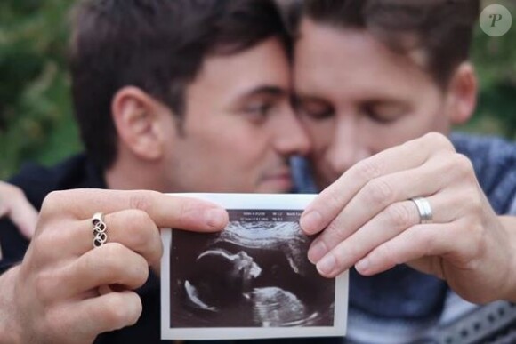 Tom Daley et Dustin Lance Black vont avoir un enfant. Photo Instagram, le 14 février 2018