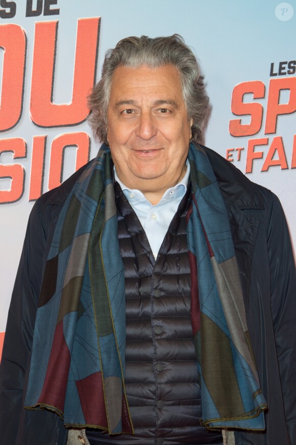 Christian Clavier - Avant-première du film "Les Aventures de Spirou et Fantasio" au cinéma Gaumont Opéra Capucines à Paris, France, le 11 février 2018. © Coadic Guirec/Bestimage