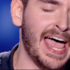 Gabriel dans "The Voice 7" sur TF1 le 17 février 2018.