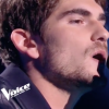 Nicolay Sanson dans "The Voice 7" sur TF1 le 17 février 2018.