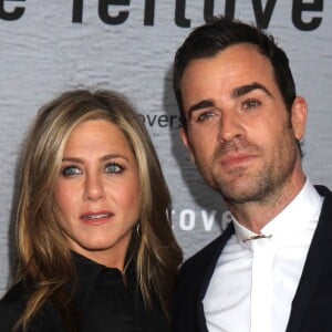 Jennifer Aniston et Justin Theroux - Première du film "The Leftlovers" à New York, le 23 juin 2014.