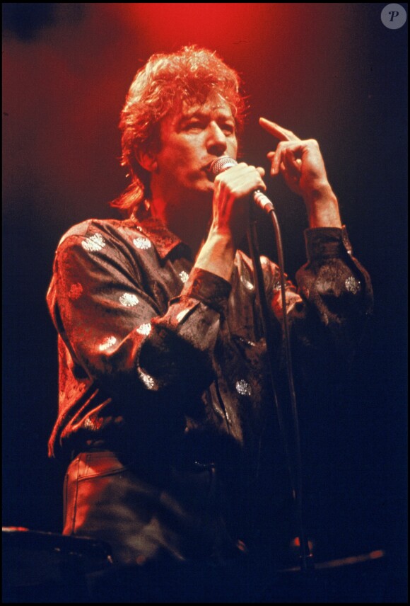 Alain Bashung en concert aux Francofolies de Spa en Belgique en septembre 1995.