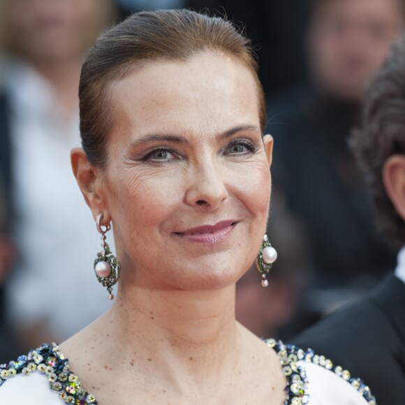 Carole Bouquet à la montée des marches de la soirée du 70ème Anniversaire du Festival International du Film de Cannes, le 23 mai 2017. © Pierre Perusseau/Bestimage