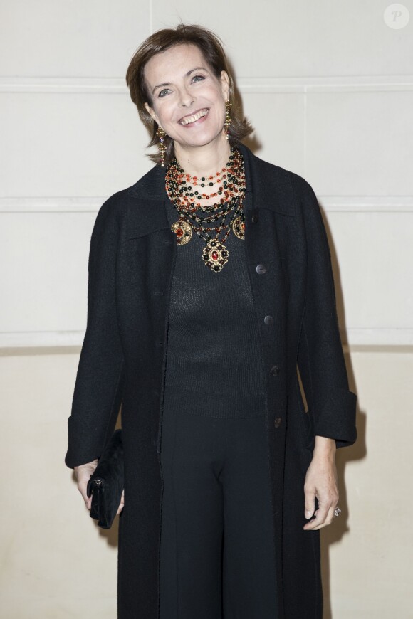 Carole Bouquet - Photocall lors du deuxième défilé Chanel "Métiers d'Art" au Ritz à Paris, France, le 6 décembre 2016. © Olivier Borde/Bestimage