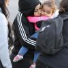 Exclusif - Blac Chyna couvre sa fille Dream de câlins et de bisous à la sortie d'un parc à Studio City, le 21 january 2018