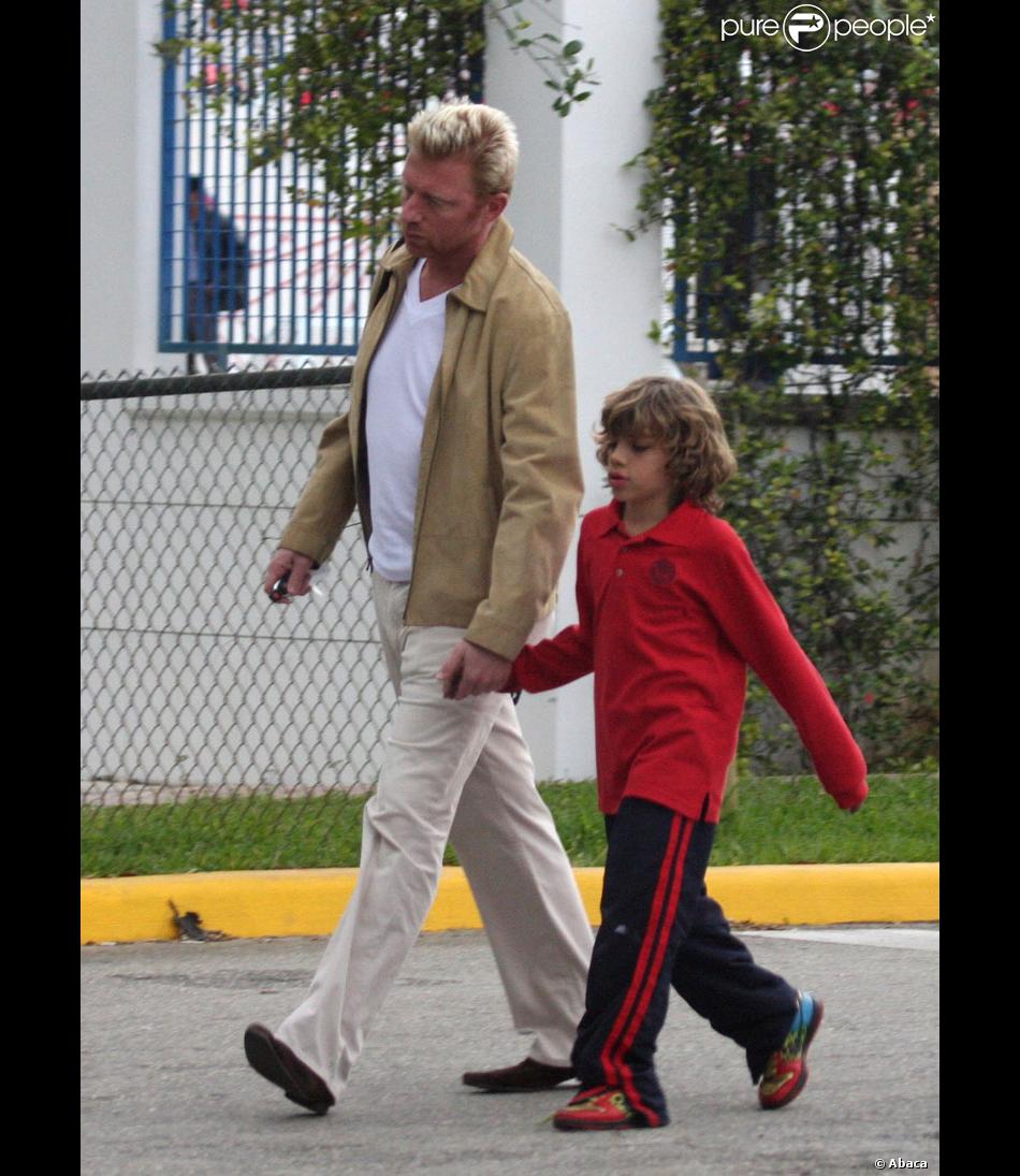 Boris Becker et son fils Elias - Purepeople