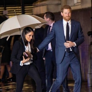 Le prince Harry et sa fiancée Meghan Markle à Londres le 1er février 2018.