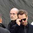 David Hallyday - Sorties de l'église de la Madeleine après les obsèques de Johnny Hallyday à Paris le 9 décembre 2017. © Veeren / Bestimage