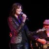 Semi-Exclusif - Carla Bruni-Sarkozy fait la promotion de son nouvel album "French Touch" lors d'un concert au Town Hall à New York, le 16 février 2018. © Charles Guerin/Bestimage USA