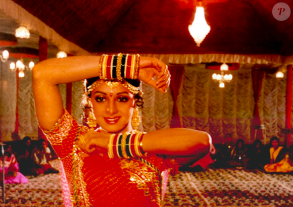 L'actrice indienne Sridevi dans le film Chandni