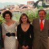 Bernard Giraudeau, Fanny Ardant, Judith Godrèche, Jean Rochefort - Photocall du film Ridicule à Cannes en 1996