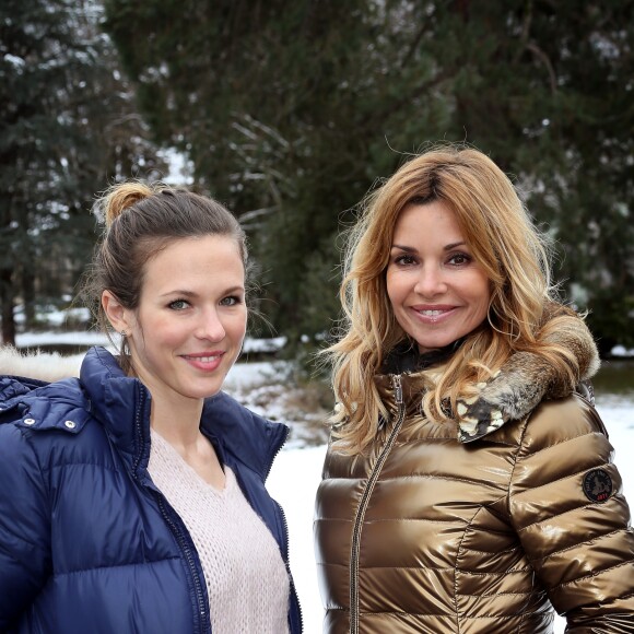 Ingrid Chauvin et Lorie (Laure Pester) pour "Demain nous appartient" - 20ème anniversaire du Festival des Créations Télévisuelles de Luchon, France, le 9 février 2018. © Patrick Bernard/Bestimage