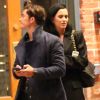 Exclusif - Le couple Katy Perry et Orlando Bloom arrivent à leur hôtel 'Jerome' à Aspen dans le Colorado pour assister au mariage de leur amie la styliste Jamie Schneider. Le 8 avril 2016
