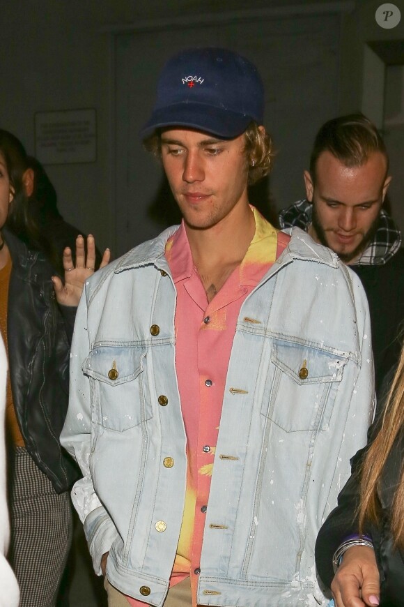 Justin Bieber à Beverly Hills, le 28 février 2018