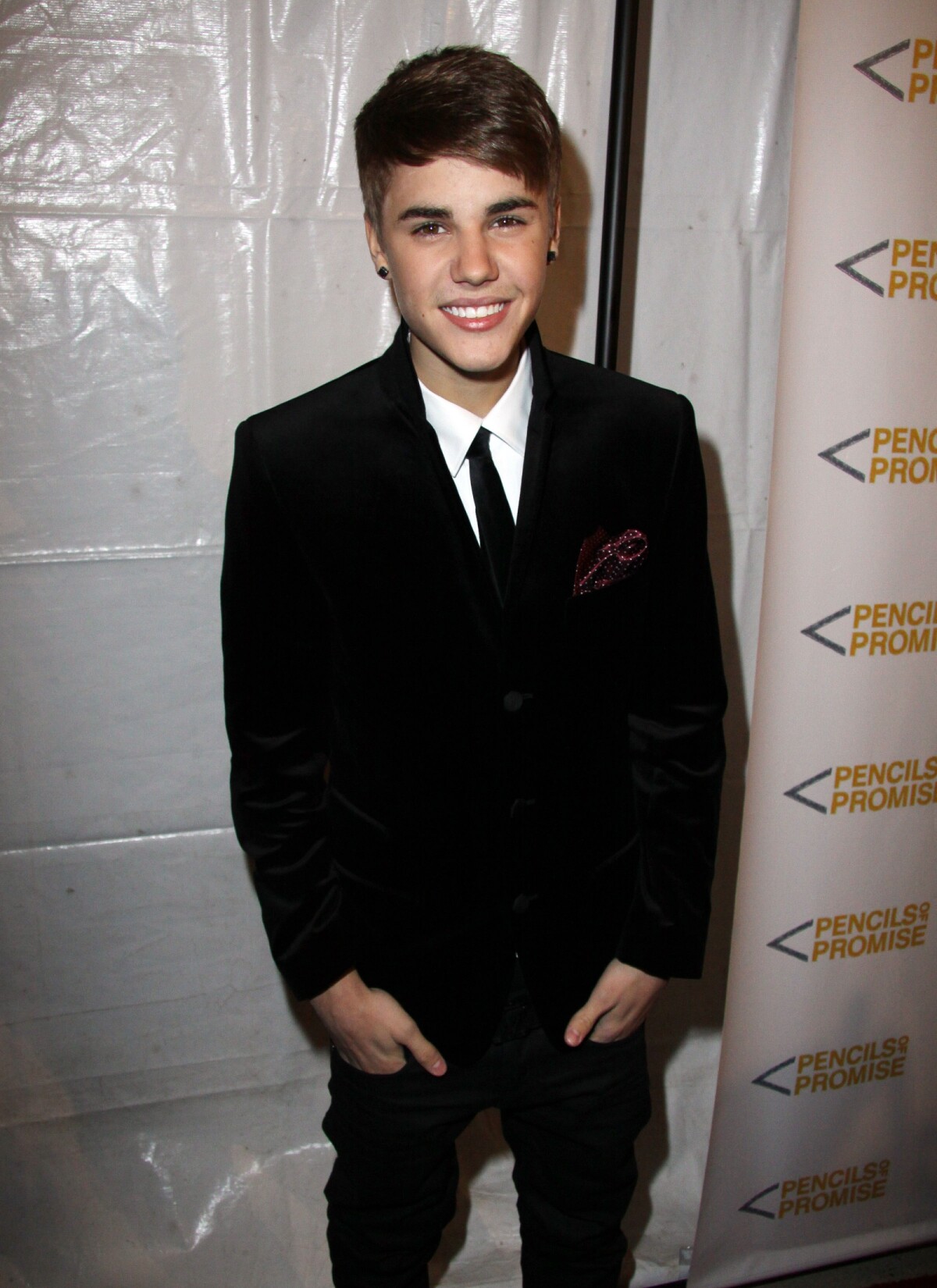 Photo Justin Bieber au concert de charité "Pencils of Promise" à New York le 17 novembre 2011