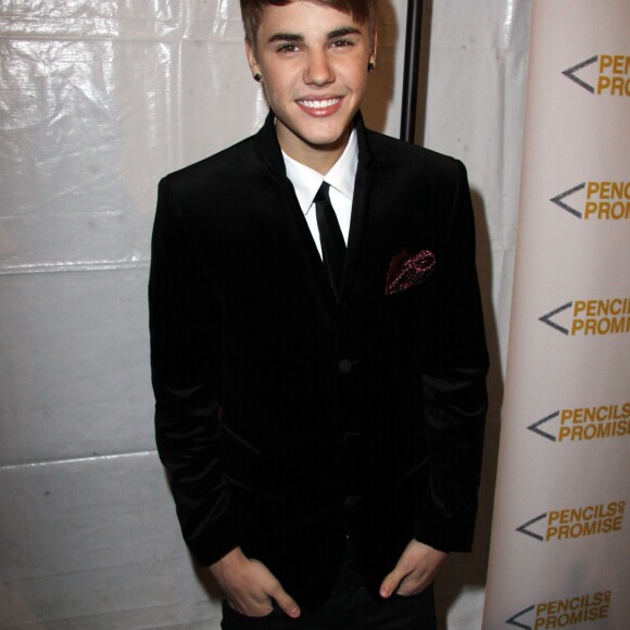 Justin Bieber au concert de charité "Pencils of Promise" à New York le 17 novembre 2011 