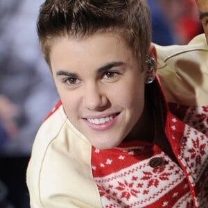 Justin Bieber sur le plateau du Today Show à New York le 23 novembre 2011