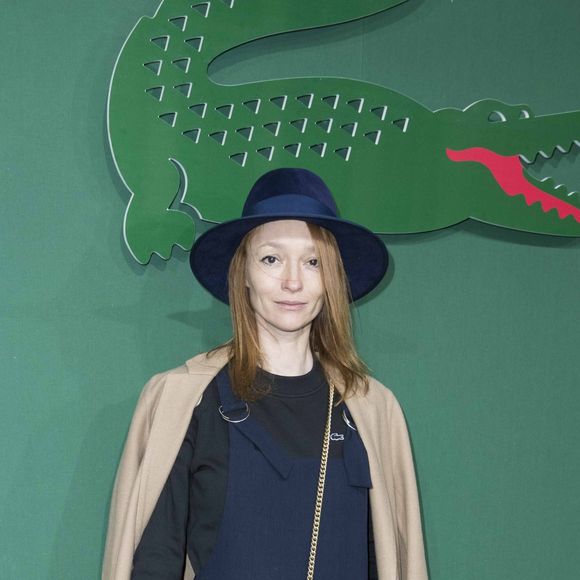 Audrey Marnay - Défilé Lacoste, collection prêt-à-porter automne-hiver 2018 au Lycée Carnot. Paris, le 28 février 2018. © Olivier Borde / Bestimage