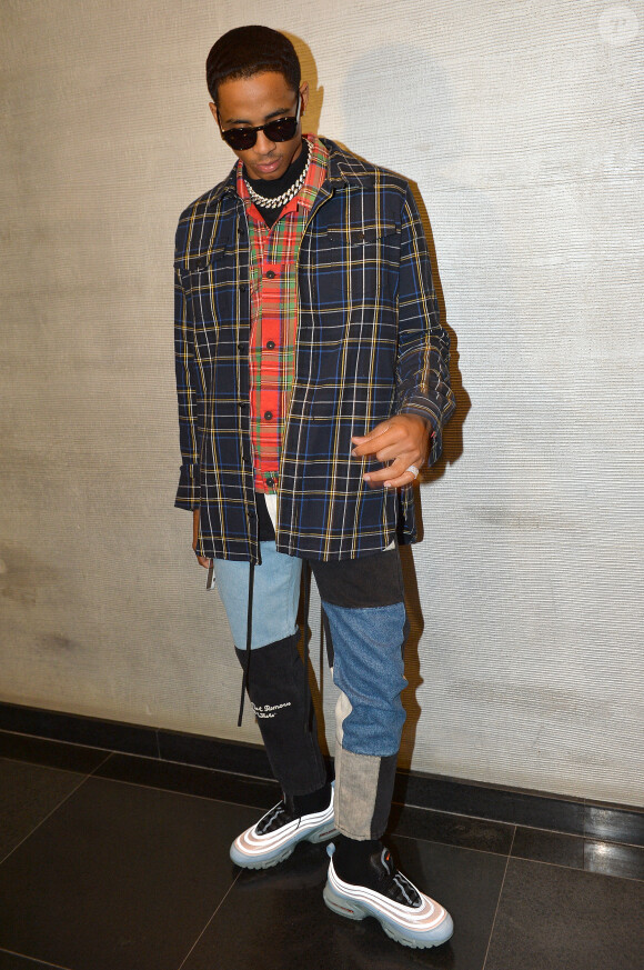 Cordell Broadus (fils de Snoop Dogg) - Défilé de mode "Off-White™", collection prêt-à-porter automne-hiver 2018/2019, au Pavillon Cambon Capucines à Paris le 1er mars 2018. © CVS-Veeren/Bestimage