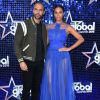 Marvin Humes, Rochelle Humes au photocall des "Global Awards 2018" à Londres, le 1er mars 2018.