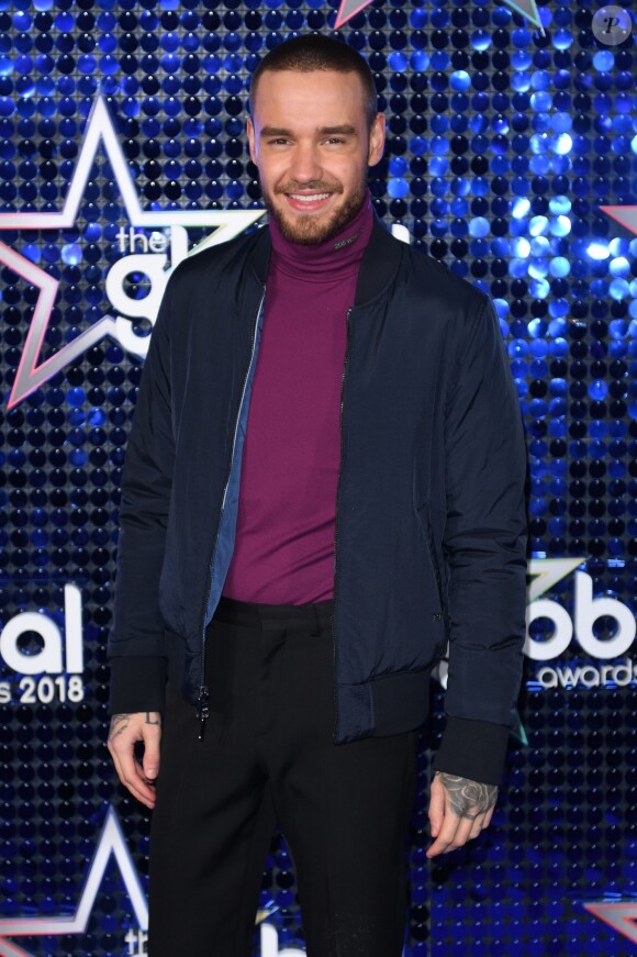 Liam Payne au photocall des "Global Awards 2018" à Londres, le 1er mars 2018.