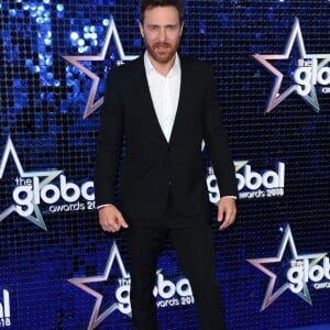 David Guetta au photocall des "Global Awards 2018" à Londres, le 1er mars 2018.