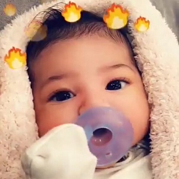 Kylie Jenner propose des portraits de sa fille Stormi sur Instagram et Snapchat, le 3 mars 2018.