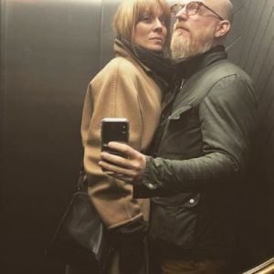 Véronic DiCaire et Rémon à Londres. Instagram, mars 2018