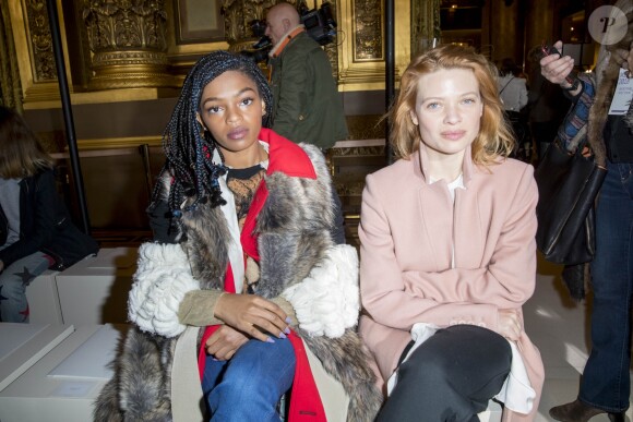 Selah Marley et Mélanie Thierry - Défilé de mode prêt à porter Automne Hiver 2018/2019 "Stella McCartney" à l'Opéra Garnier. Paris, le 5 mars 2018. © Olivier Borde / Bestimage