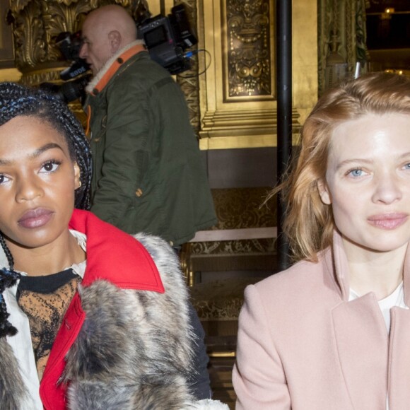 Selah Marley et Mélanie Thierry - Défilé de mode prêt à porter Automne Hiver 2018/2019 "Stella McCartney" à l'Opéra Garnier. Paris, le 5 mars 2018. © Olivier Borde / Bestimage