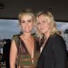 Exclusif - Laeticia Hallyday et Luana Belmondo - Soirée au profit de l'Association "La Bonne étoile" de Laeticia Hallyday lors du 3ème Longines Paris Eiffel Jumping à la plaine de Jeux de Bagatelle à Paris le 1er juillet 2016 dans le Pavillon Eiffel du Longines Paris Eiffel Jumping décoré par Luxury Living. © Olivier Borde / Veeren / Bestimage