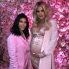 Khloé Kardashian a organisé une babyshower pour l'arrivée prochaine de sa fille au Bel Air Hotel de Los Angeles le 10 mars 2018.