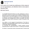 La lettre de Bertrand Cantat publiée sur Facebook, le 12 mars 2018.
