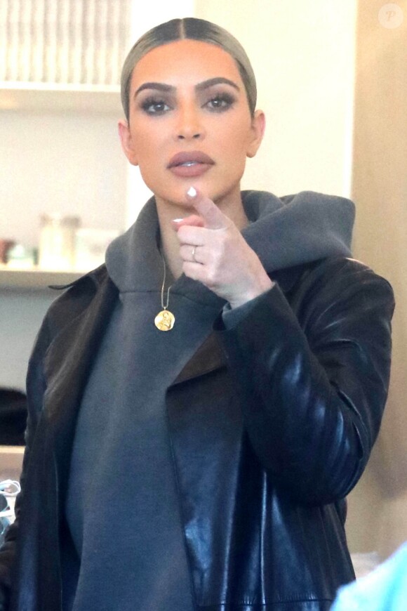 Kim Kardashian à Los Angeles, le 7 février 2018