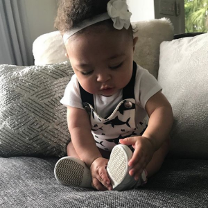 La fille de Serena Williams et Alexis Ohanian, Alexis Olympia. Février 2018.