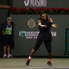 Serena Williams a été battue, 6-3, 6-4, par sa soeur Venus au 3e tour du tournoi BNP Paribas Open d'Indian Wells, le 12 mars 2018.