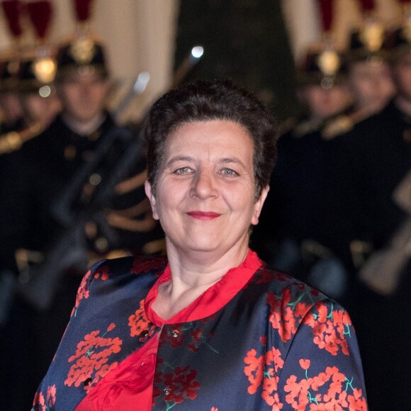 Frédérique Vidal, ministre de l'Enseignement Supérieur, de la Recherche et de l'Innovation - Le grand-duc et la grande-duchesse de Luxembourg assistent au dîner d'Etat organisé au Palais de l'Elysée par le président de la République et la première dame à l'occasion d'une visite d'Etat en France à Paris, le 19 mars 2018. © Jacovides-Moreau/Bestimage