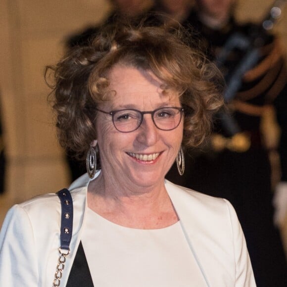 Muriel Pénicaud, ministre du Travail - Le grand-duc et la grande-duchesse de Luxembourg assistent au dîner d'Etat organisé au Palais de l'Elysée par le président de la République et la première dame à l'occasion d'une visite d'Etat en France à Paris, le 19 mars 2018. © Jacovides-Moreau/Bestimage