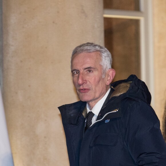 Guillaume Pepy, président-directeur général de la Société nationale des chemins de fer français (SNCF) - Le grand-duc et la grande-duchesse de Luxembourg assistent au dîner d'Etat organisé au Palais de l'Elysée par le président de la République et la première dame à l'occasion d'une visite d'Etat en France à Paris, le 19 mars 2018. © Jacovides-Moreau/Bestimage