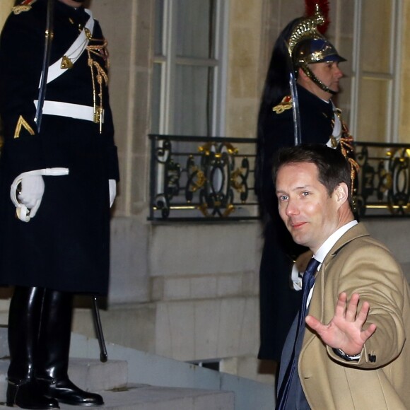 L'astronaute Thomas Pesquet - Le grand-duc et la grande-duchesse de Luxembourg assistent au Dîner d'Etat, au Palais présidentiel de l'Elysée, offert par le président de la République française et sa femme la Première Dame à l'occasion d'une Visite d'Etat en France à Paris, France, le 19 mars 2018. © Jacovides-Moreau/Bestimage State dinner hosted by French President and his wife First Lady to the Duke and Duchess of Luxembourg at the Elysee Palace in Paris, France on March 19, 2018.19/03/2018 - Paris