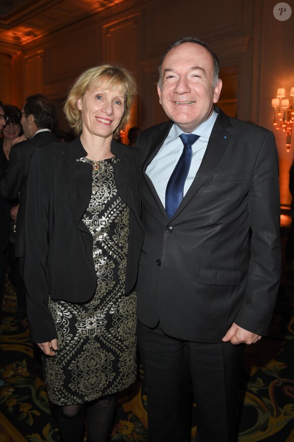 Pierre Gattaz et sa femme Marie-Aude - Soirée de Gala de bienfaisance de La Fondation pour la Recherche en Physiologie à l'hôtel George V à Paris le 19 mars 2018. © Coadic Guirec/Bestimage