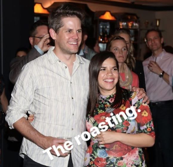 America Ferrera a partagé plusieurs photos de sa baby shower, le 17 mars 2018 à Los Angeles.